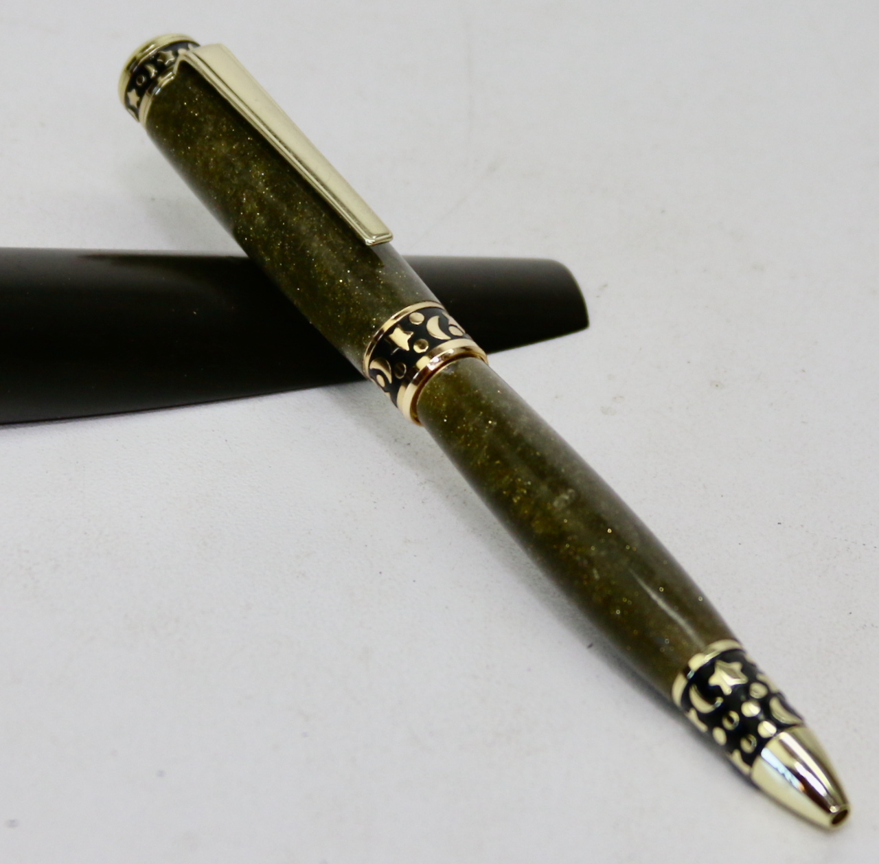 Pyritre Pen Pyrite Sculpted Midnight Pen